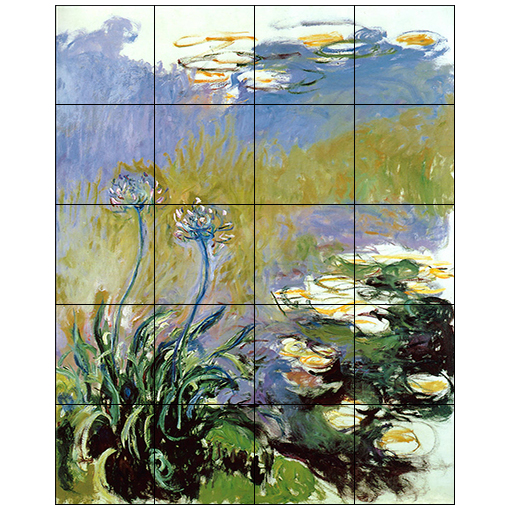 Monet "Agapanthus 1"